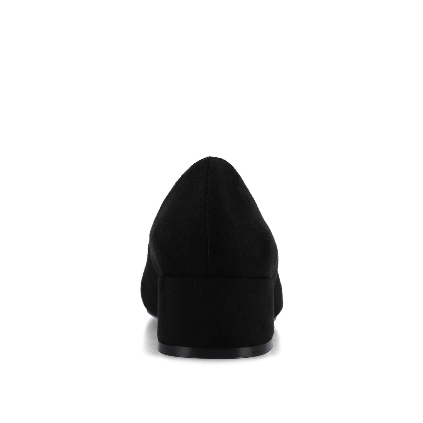 Journee SAAR II LOW PUMP HEELS STATEMENT IN WIDE - Black Suede