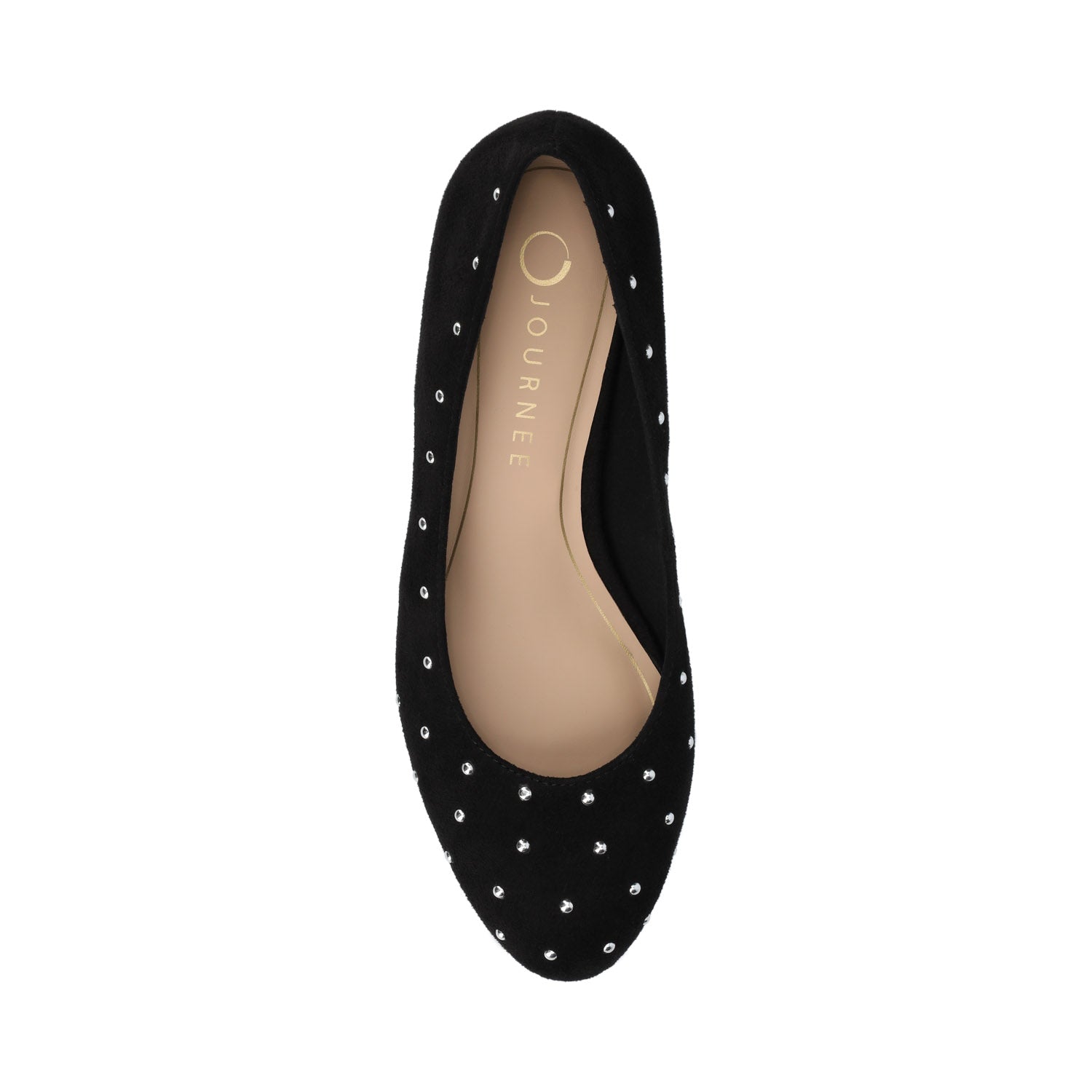 Journee SAAR II LOW PUMP HEELS STATEMENT IN WIDE - Black Stud