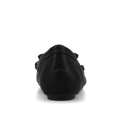 Journee NOVELLA DRIVING LOAFER IN WIDE - Black