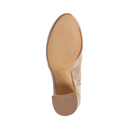 Journee VIVIA DRESS BOOTIES IN WIDE - Taupe