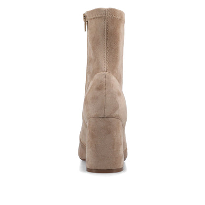 Journee VIVIA DRESS BOOTIES IN WIDE - Taupe
