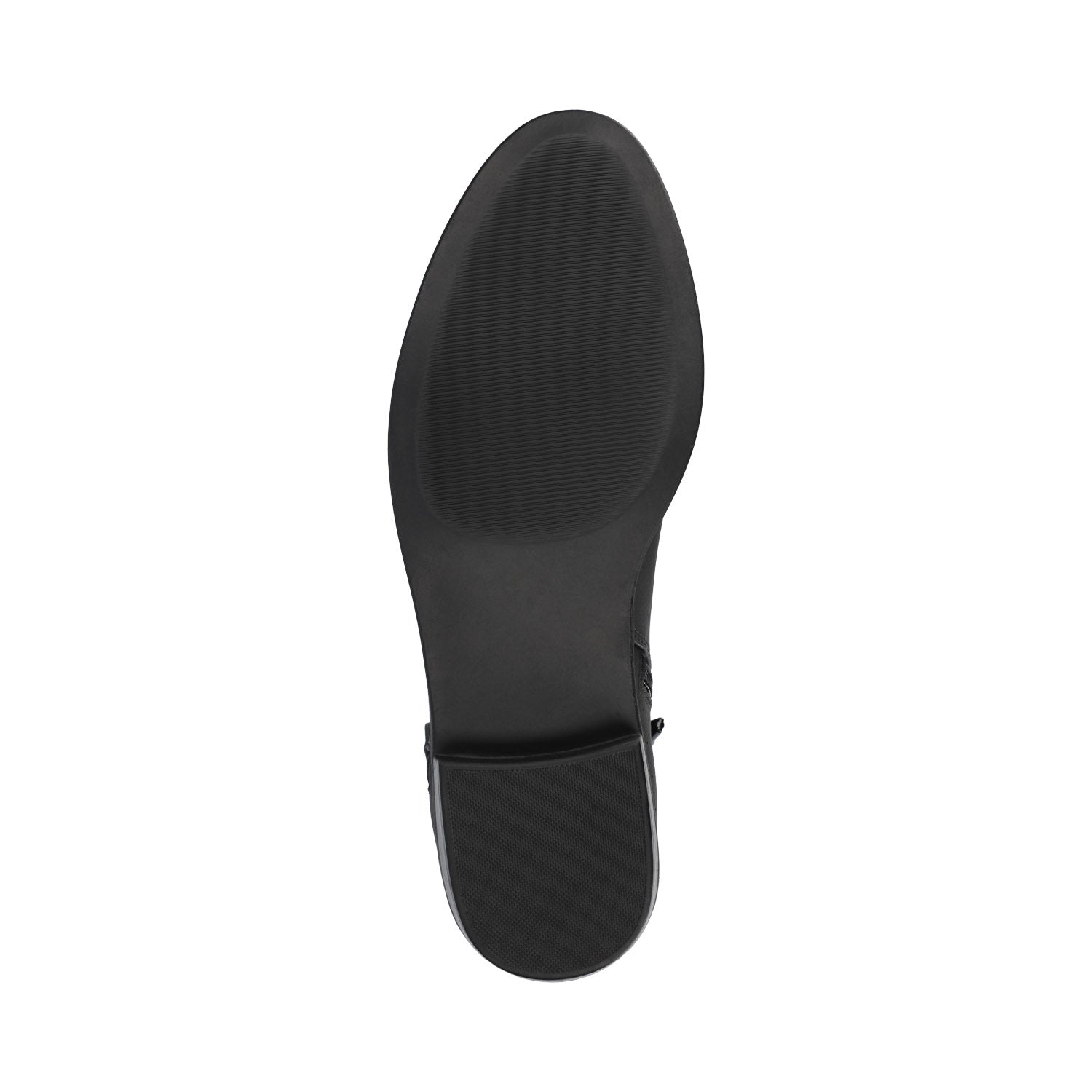 Journee ELLIS ZIP UP VEGAN LEATHER BOOTIES IN WIDE - Vintage Black