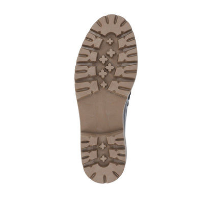 Journee JESSAMEY HORSE BIT LOAFER FLATS IN WIDE - Brown Vegan Leather