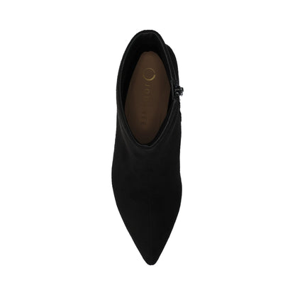 Journee ARELY POINTED TOE BOOTIES IN WIDE - Black Suede