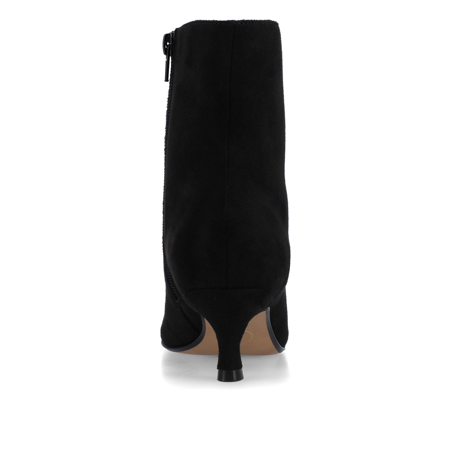 Journee ARELY POINTED TOE BOOTIES IN WIDE - Black Suede