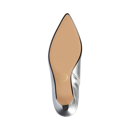 Journee ARELY POINTED TOE BOOTIES IN WIDE - Silver