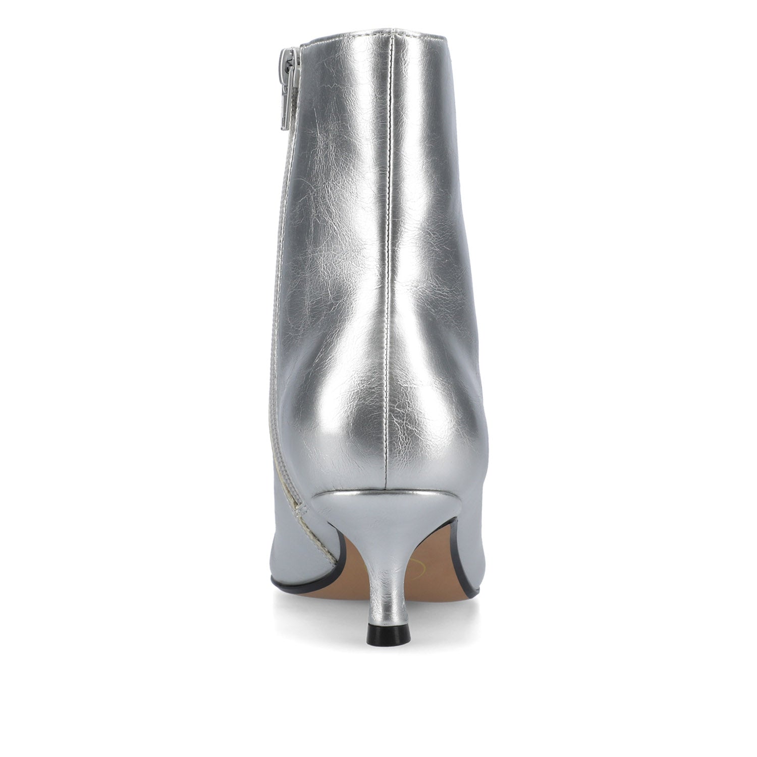 Journee ARELY POINTED TOE BOOTIES IN WIDE - Silver