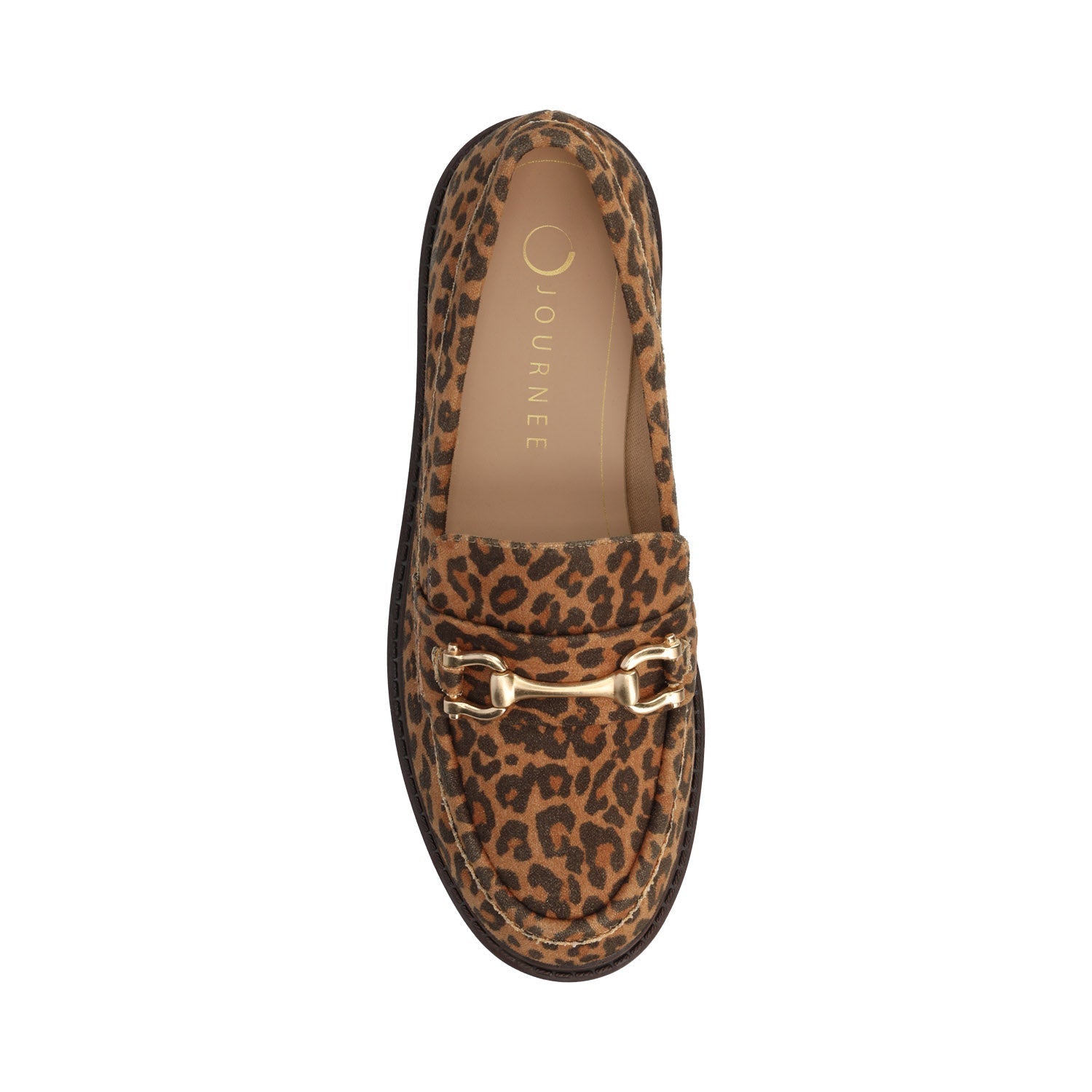 Journee JESSAMEY LOAFER FLAT IN WIDE - Leopard