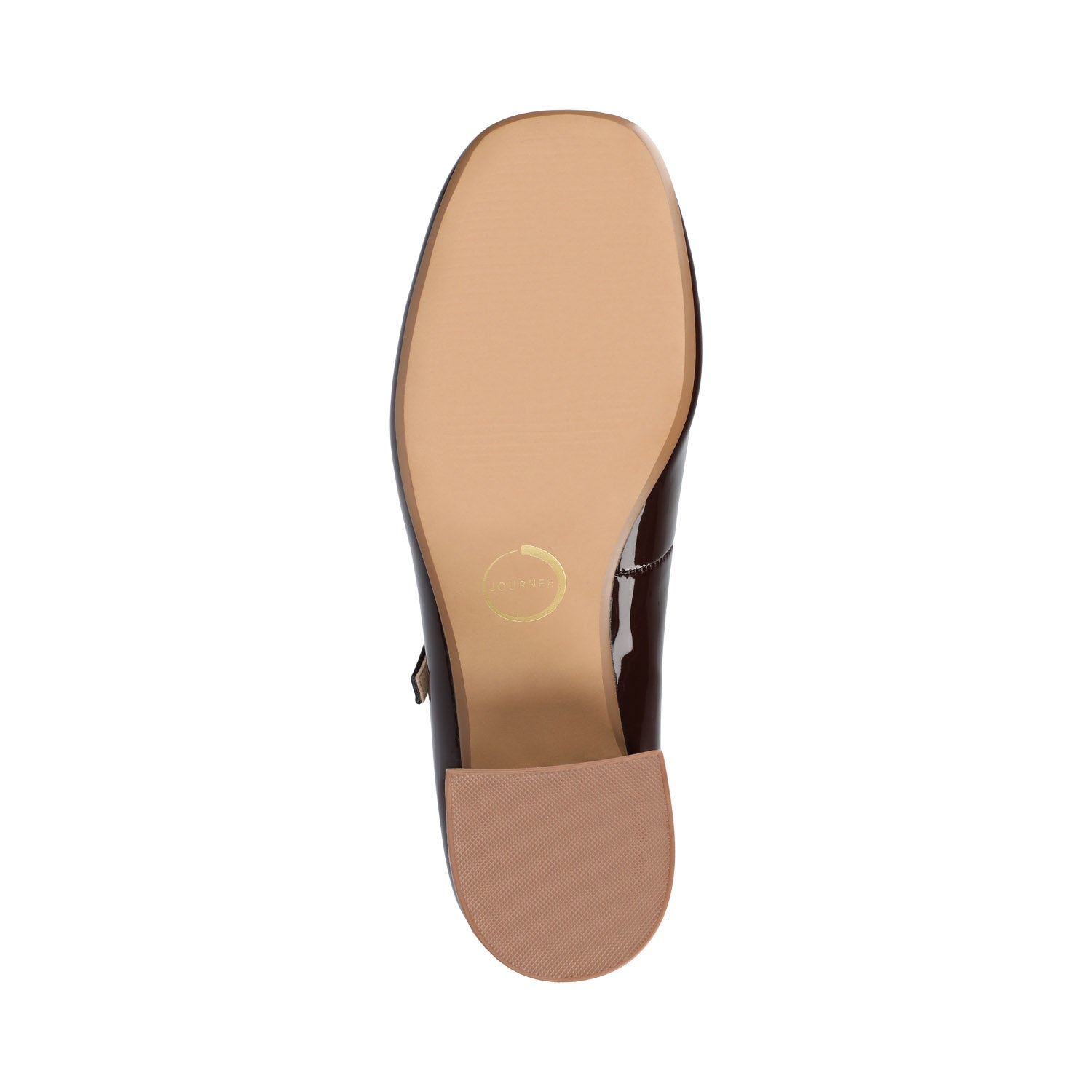 Journee OKENNA LOW HEEL PUMP IN WIDE - Chocolate