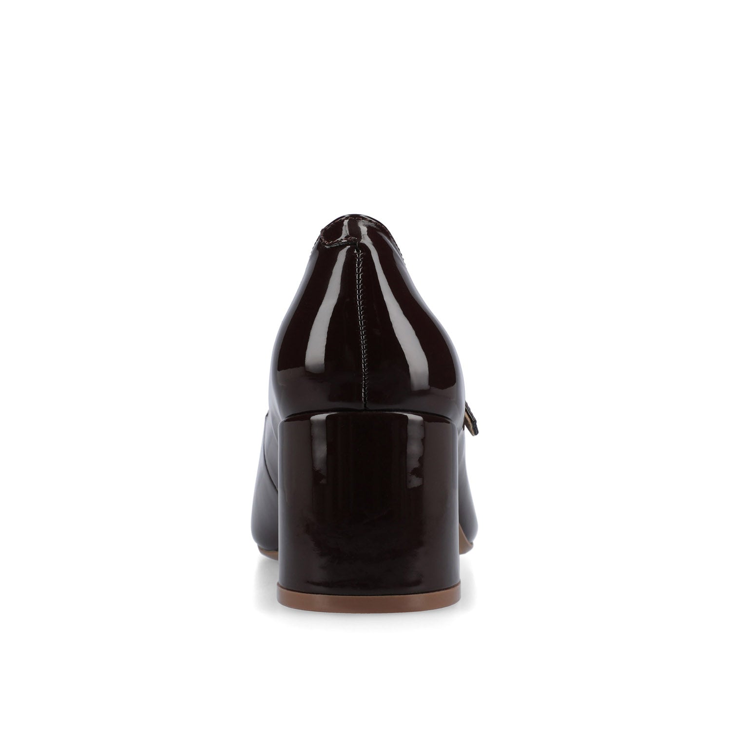 Journee OKENNA LOW HEEL PUMP IN WIDE - Chocolate