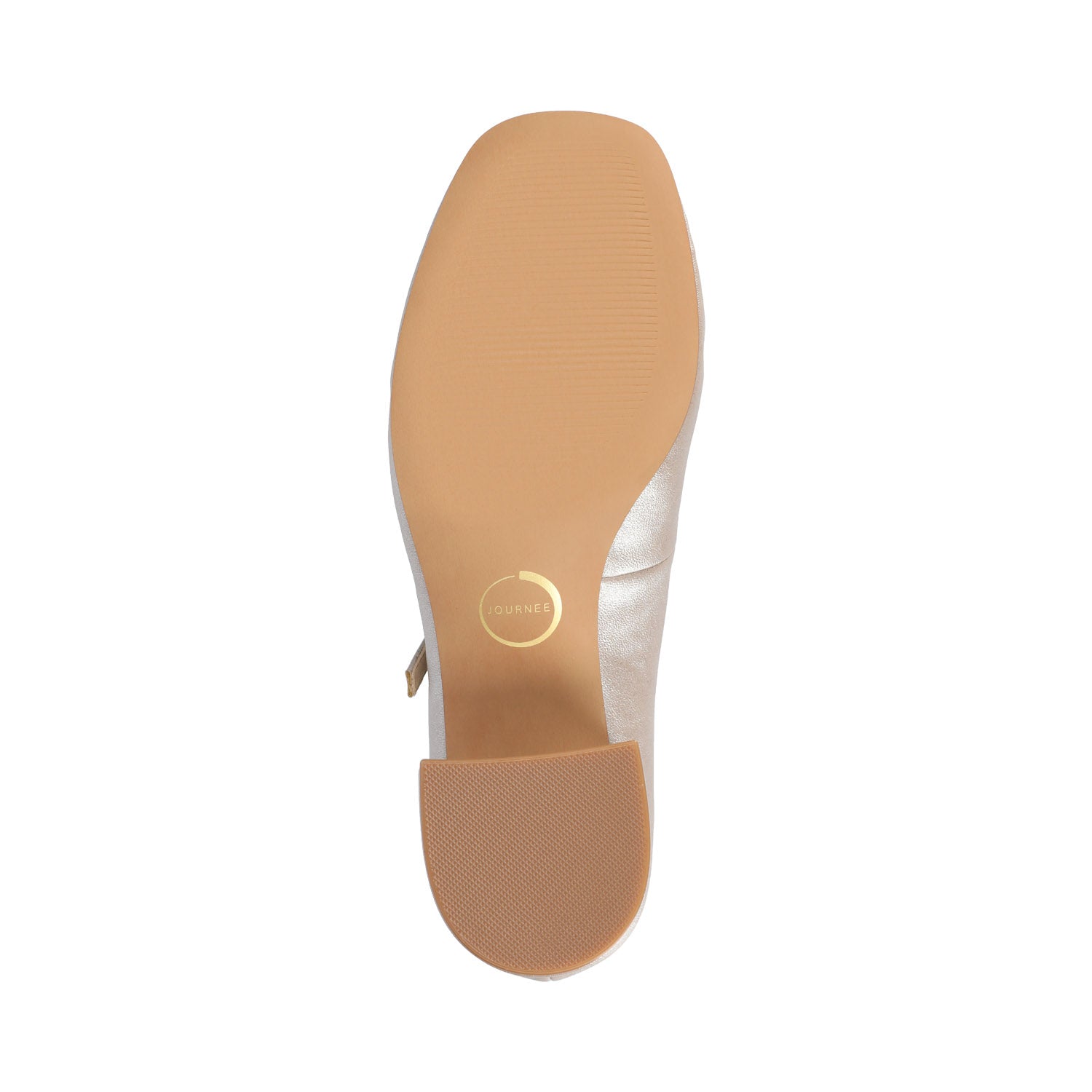 Journee OKENNA LOW HEEL PUMP IN WIDE - Champagne