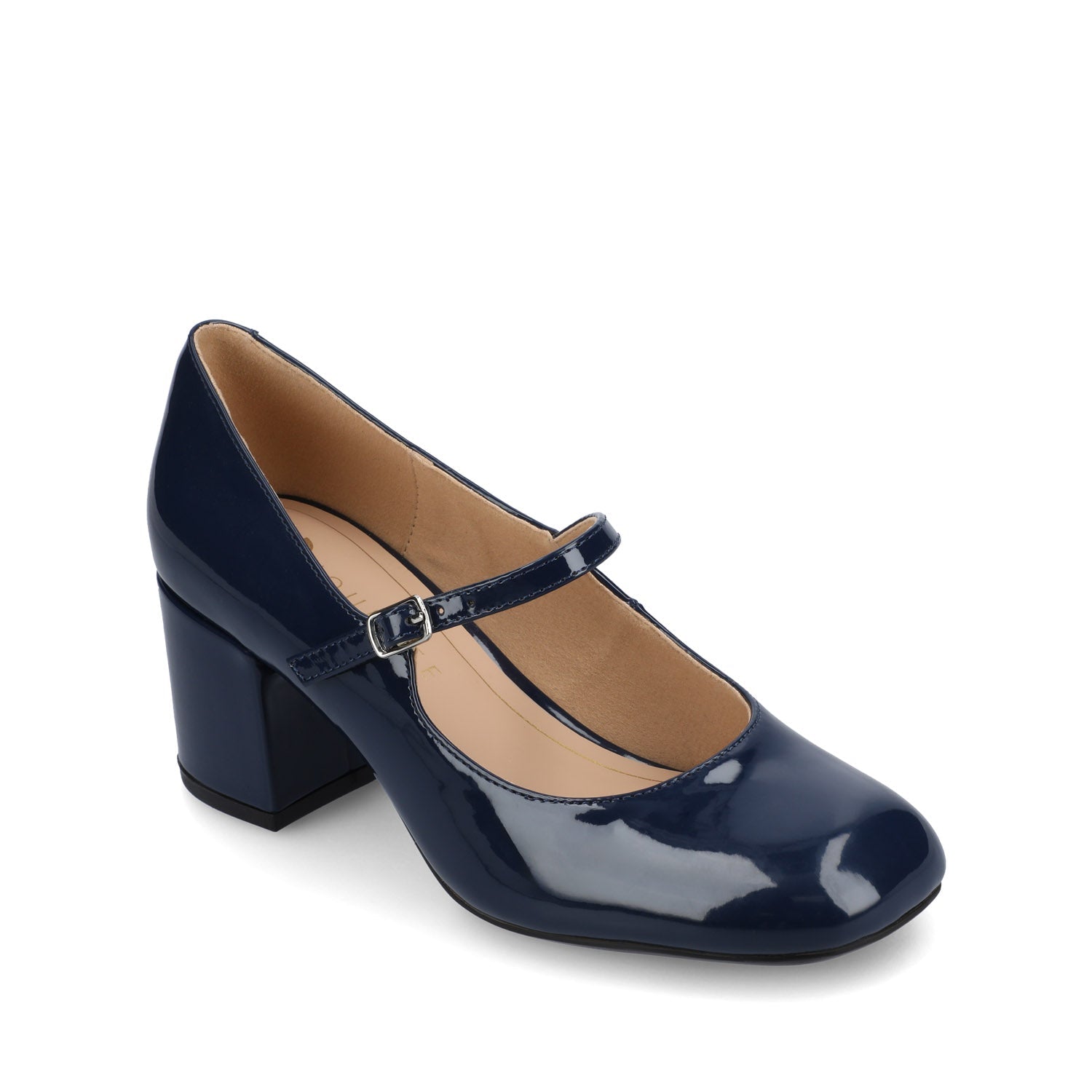 Journee OKENNA LOW HEEL PUMP IN WIDE - Navy