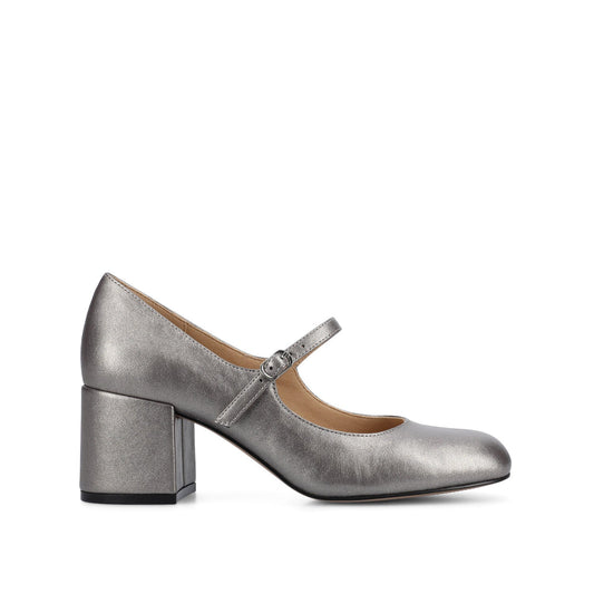 Journee OKENNA LOW HEEL PUMP IN WIDE - Pewter