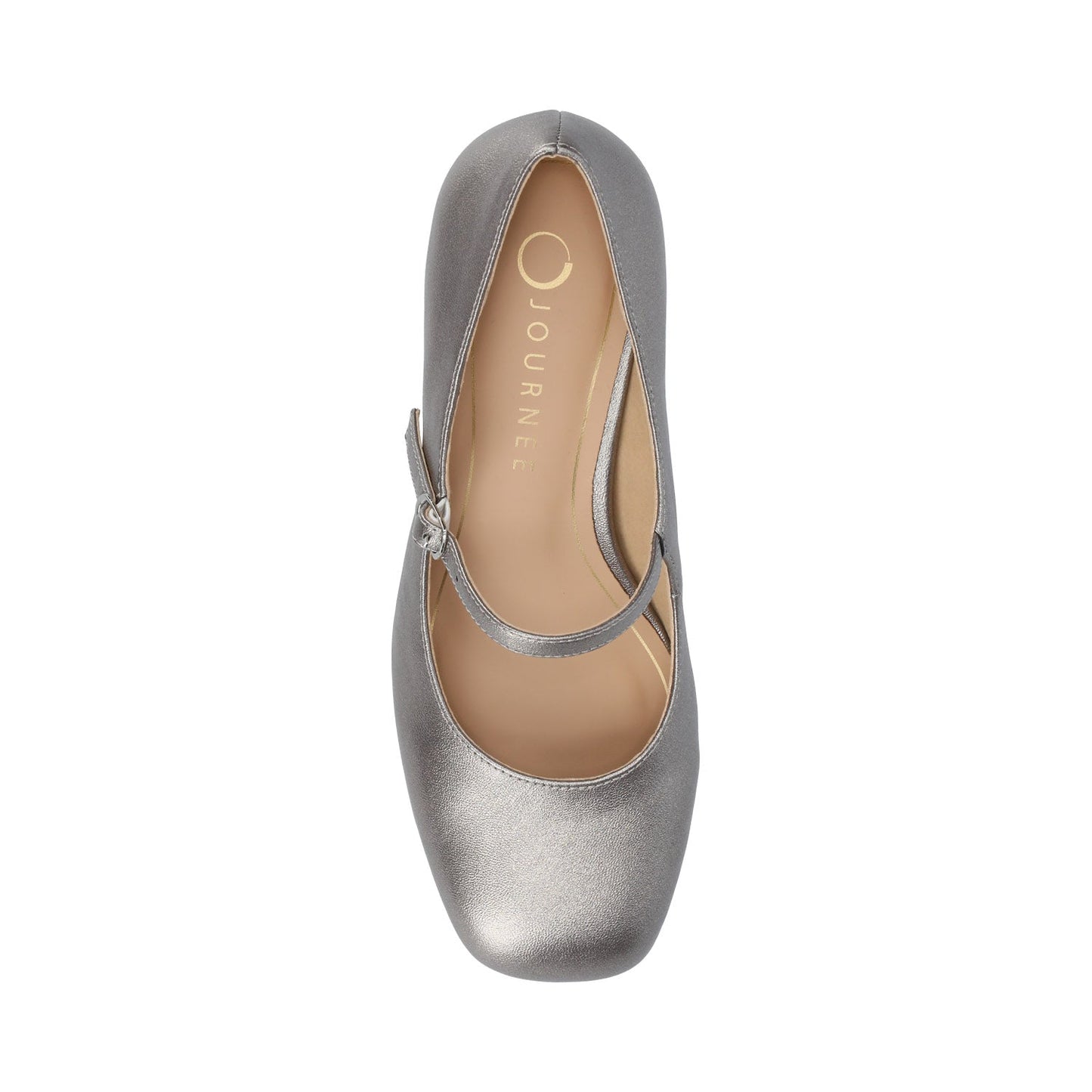 Journee OKENNA LOW HEEL PUMP IN WIDE - Pewter