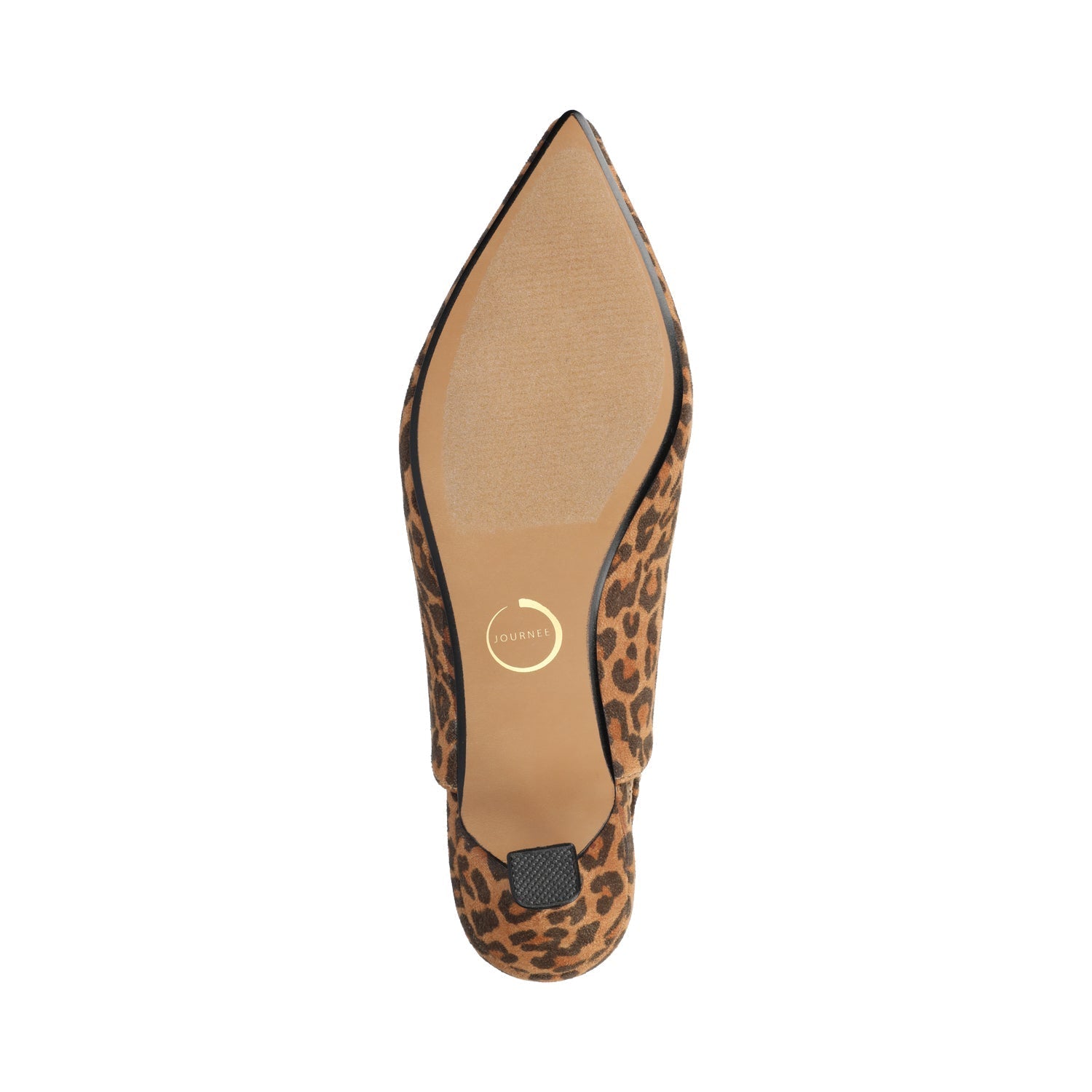 Journee PAULINA SLING BACK PUMPS IN WIDE - Leopard