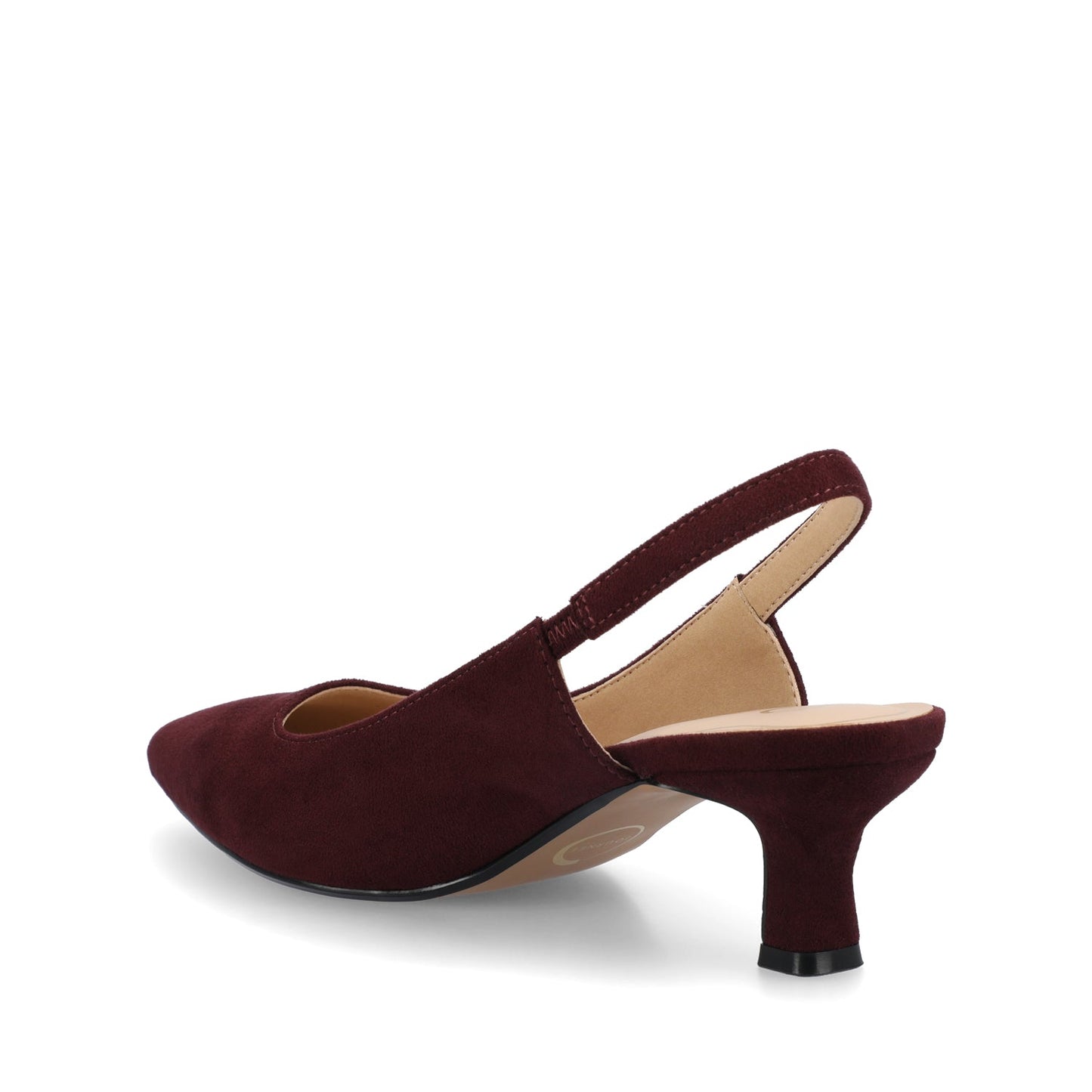 Journee PAULINA SLING BACK PUMPS IN WIDE - Oxblood