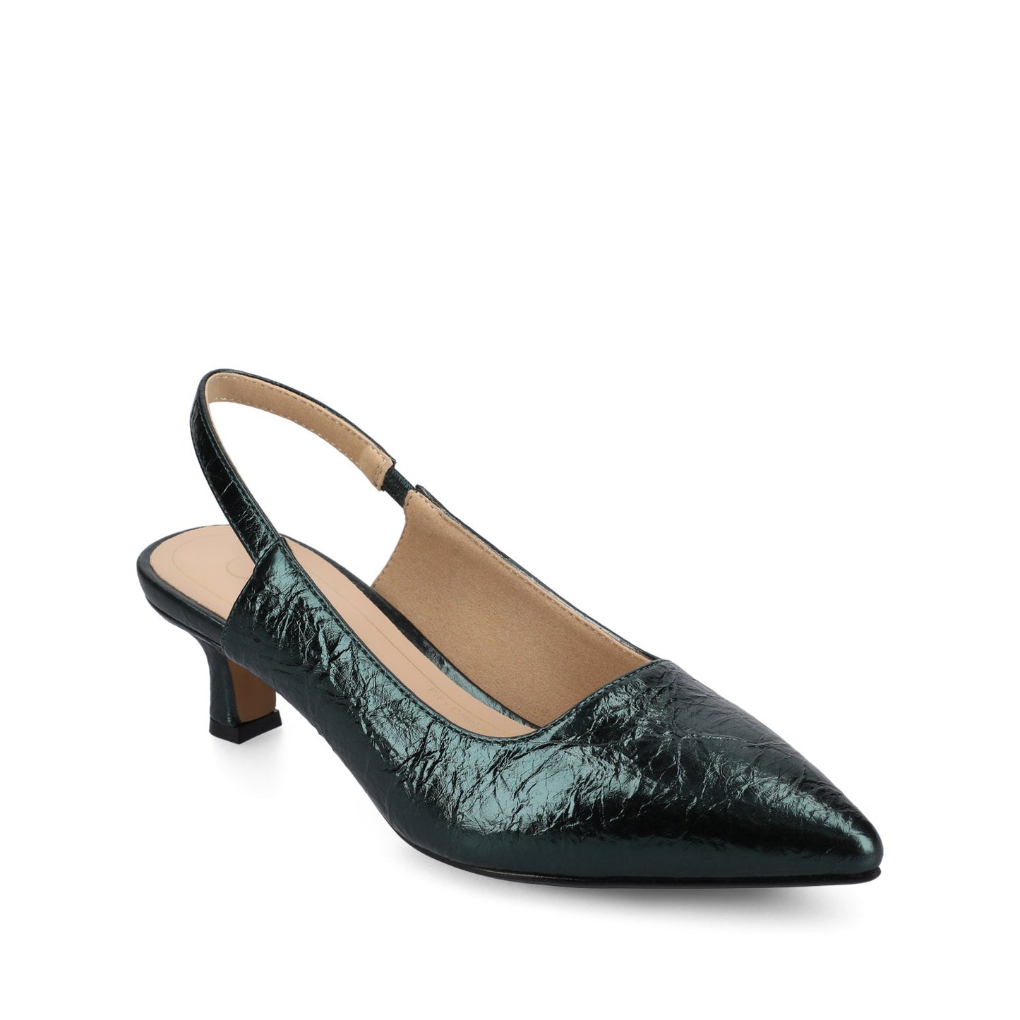 Journee PAULINA SLING BACK PUMPS IN WIDE - Pine