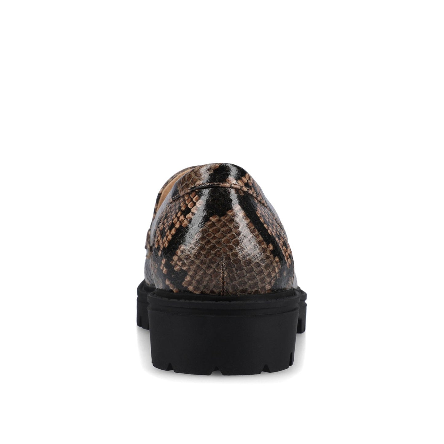 Journee ERIKA SLIP ON LOAFER IN WIDE - Brown Snake