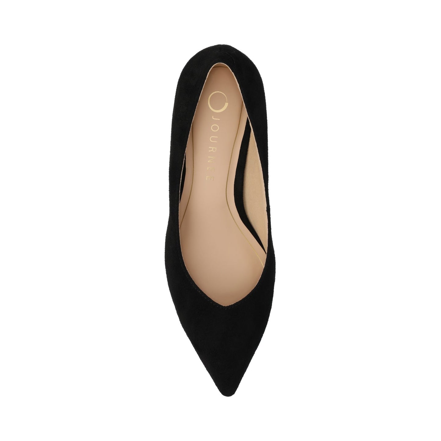 Journee PAMMIE STATEMENT KITTEN HEELS IN WIDE - Black Suede