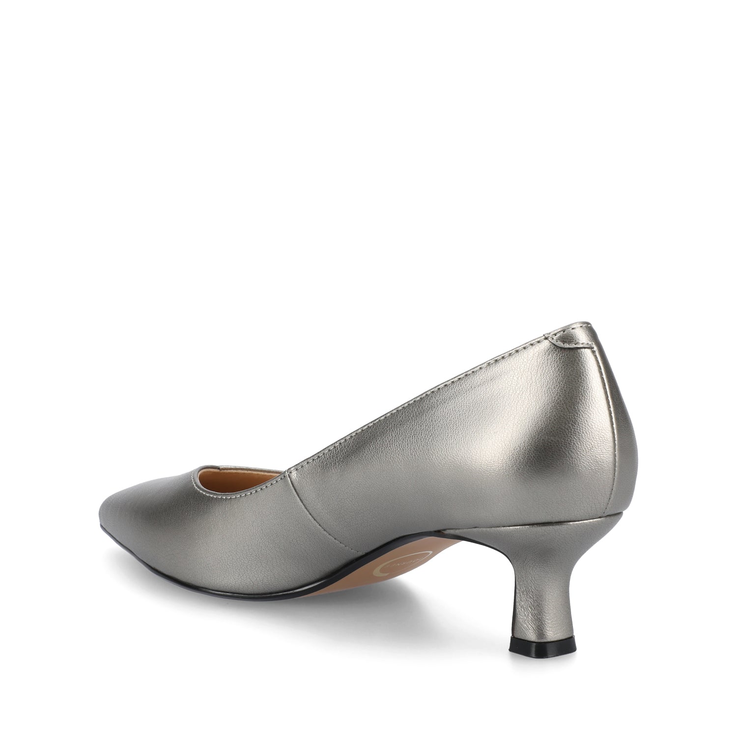 Journee PAMMIE STATEMENT KITTEN HEELS IN WIDE - Pewter
