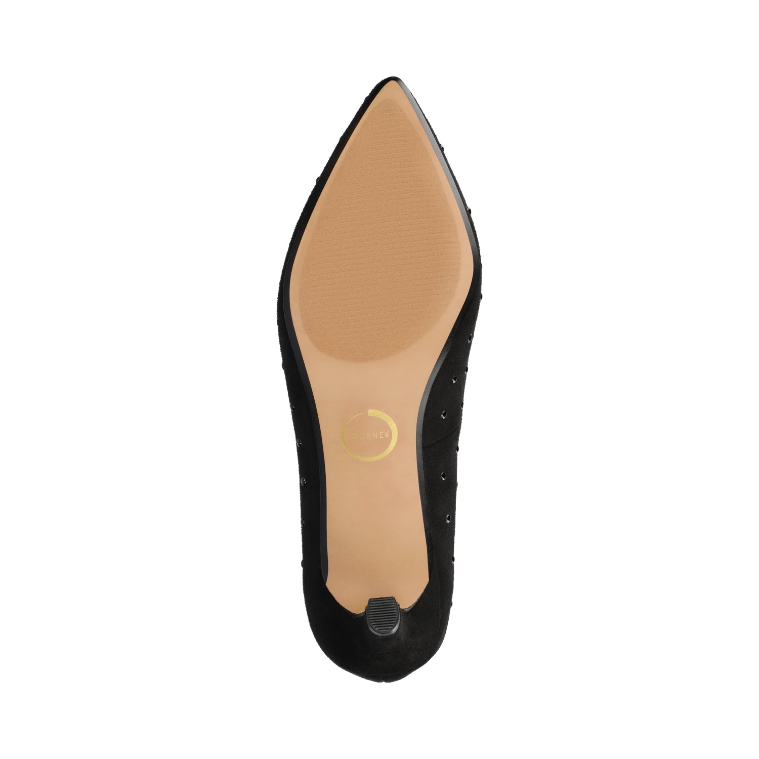 Journee SCYLEE STILETTO PUMP HEELS IN WIDE - Black Stud