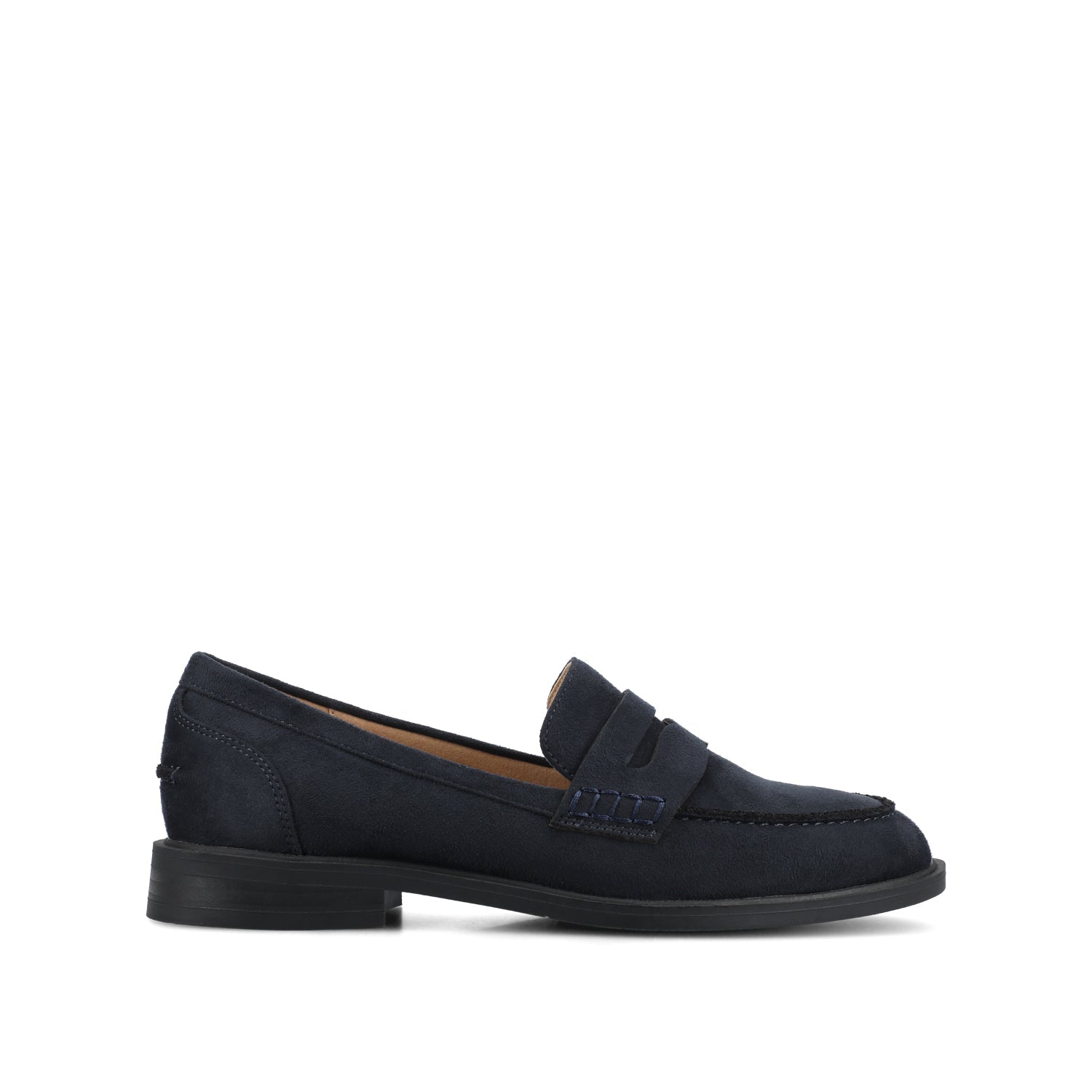 Journee BROOKS PENNY LOAFER IN WIDE - Navy