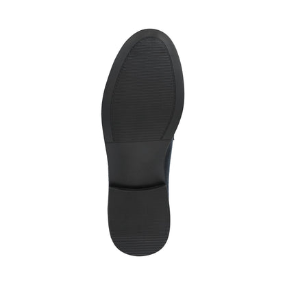 Journee BROOKS PENNY LOAFER IN WIDE - Navy