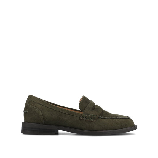 Journee BROOKS PENNY LOAFER IN WIDE - Olive
