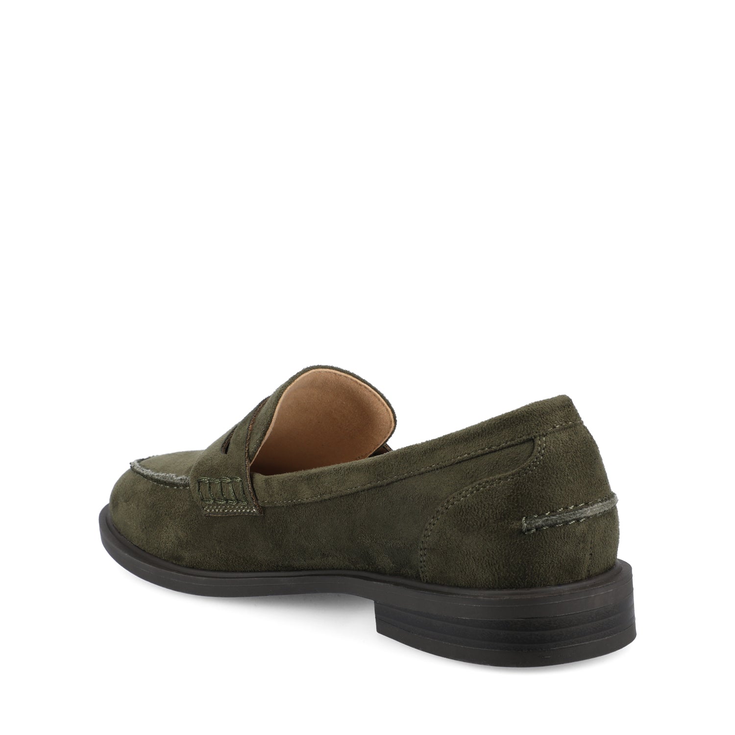 Journee BROOKS PENNY LOAFER IN WIDE - Olive