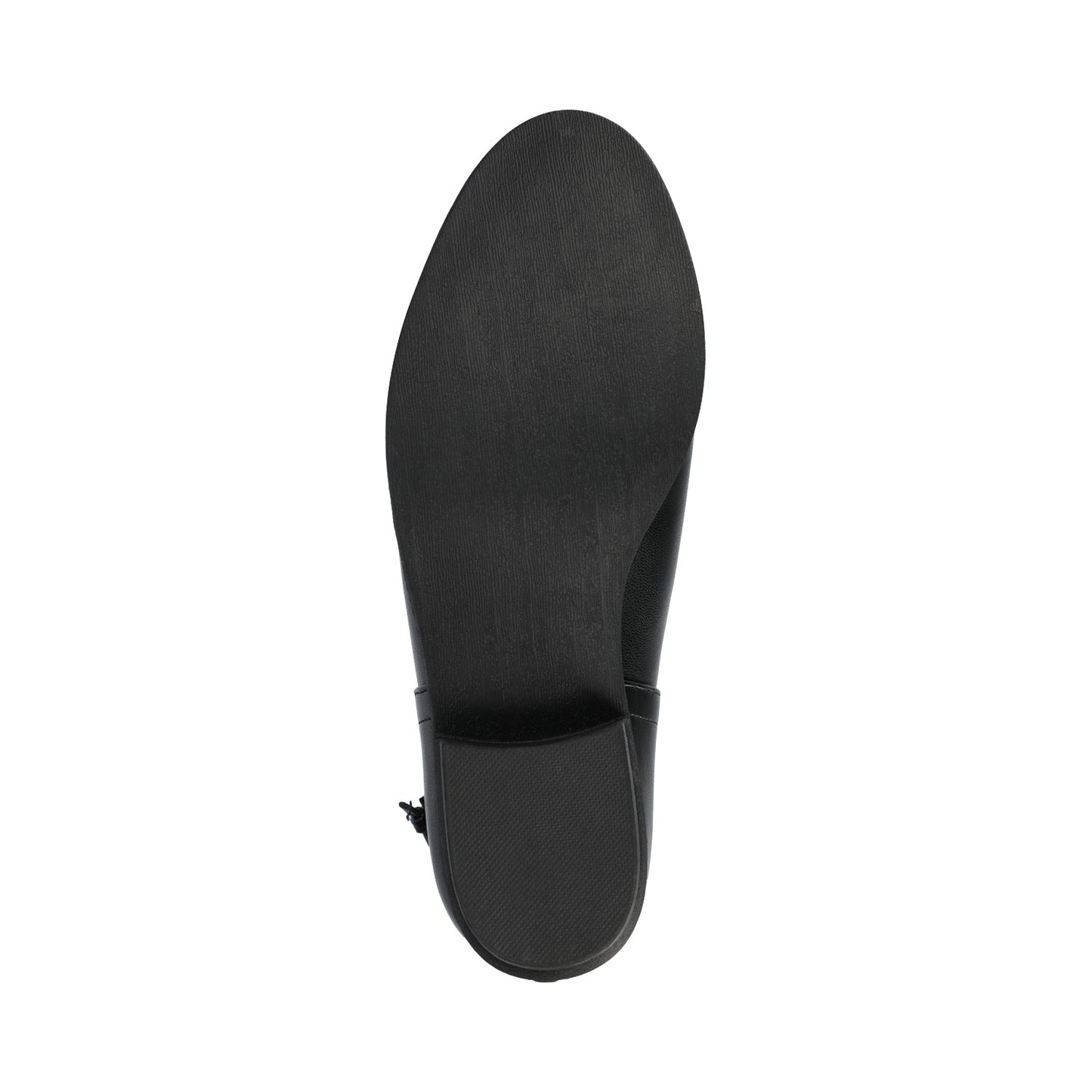 Journee LIVVY ZIP-UP BOOTIES IN WIDE - Black PU