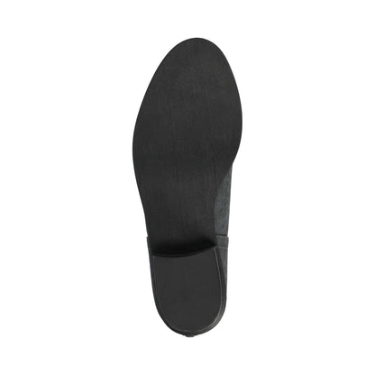 Journee LIVVY ZIP-UP BOOTIES IN WIDE - Dark Denim
