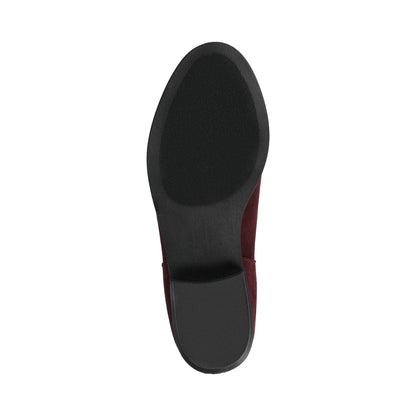 Journee LIVVY ZIP-UP BOOTIES IN WIDE - Oxblood
