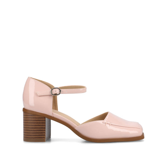 Journee EVANGELINE PATENT HEELS IN WIDE - Patent Pink