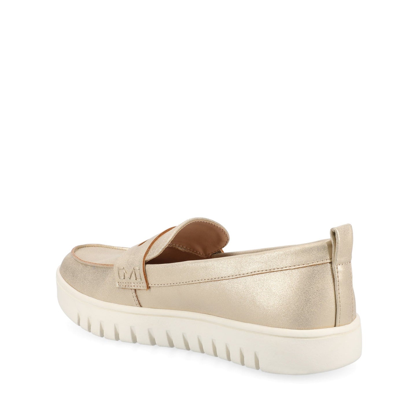 Journee TAYLA PENNY LOAFER IN WIDE - Gold