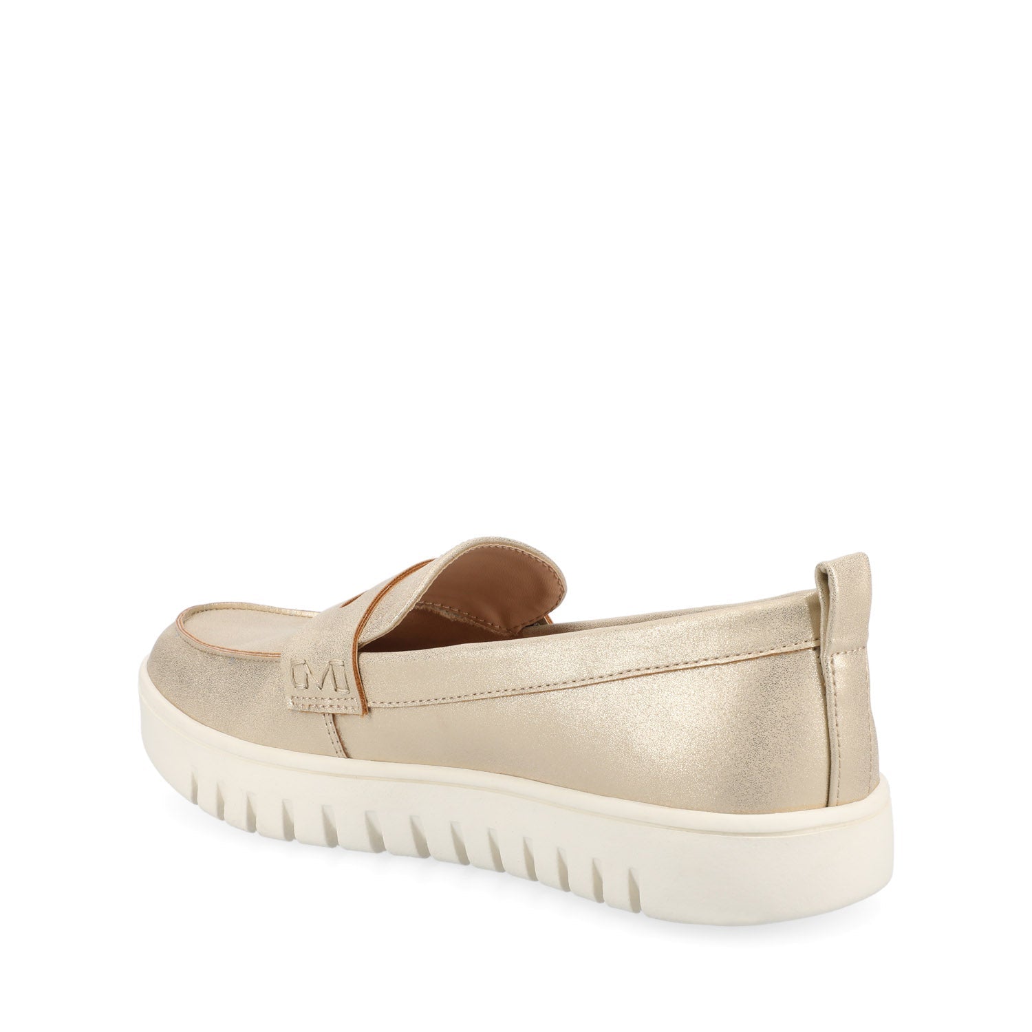 Journee TAYLA PENNY LOAFER IN WIDE - Gold