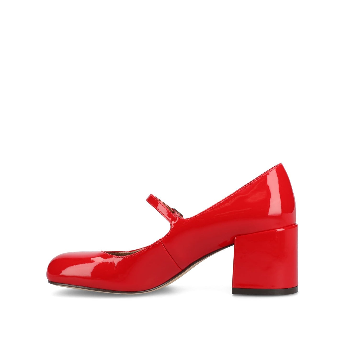 Journee OKENNA MARY JANE PUMP HEELS IN WIDE - Red
