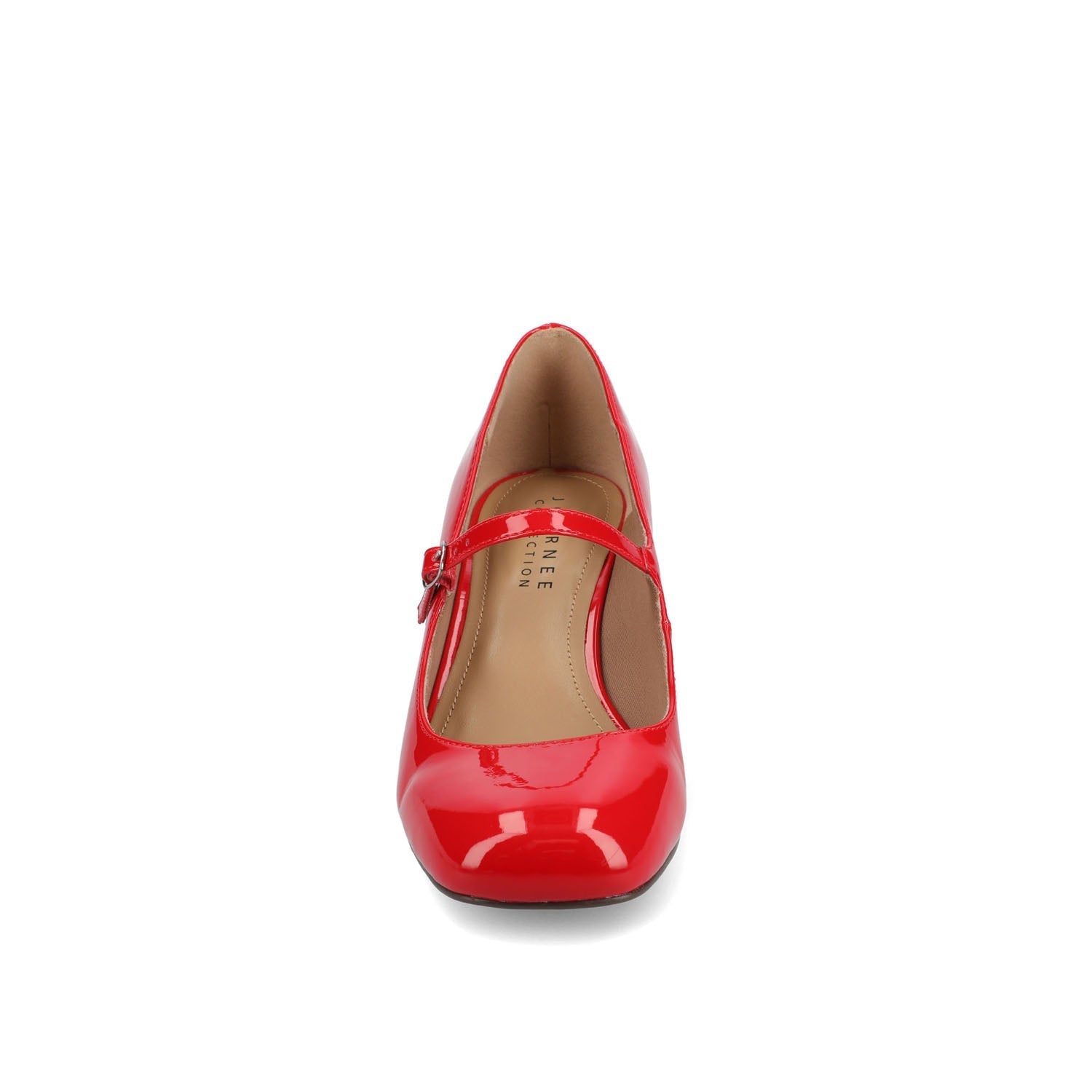 Journee OKENNA MARY JANE PUMP HEELS IN WIDE - Red