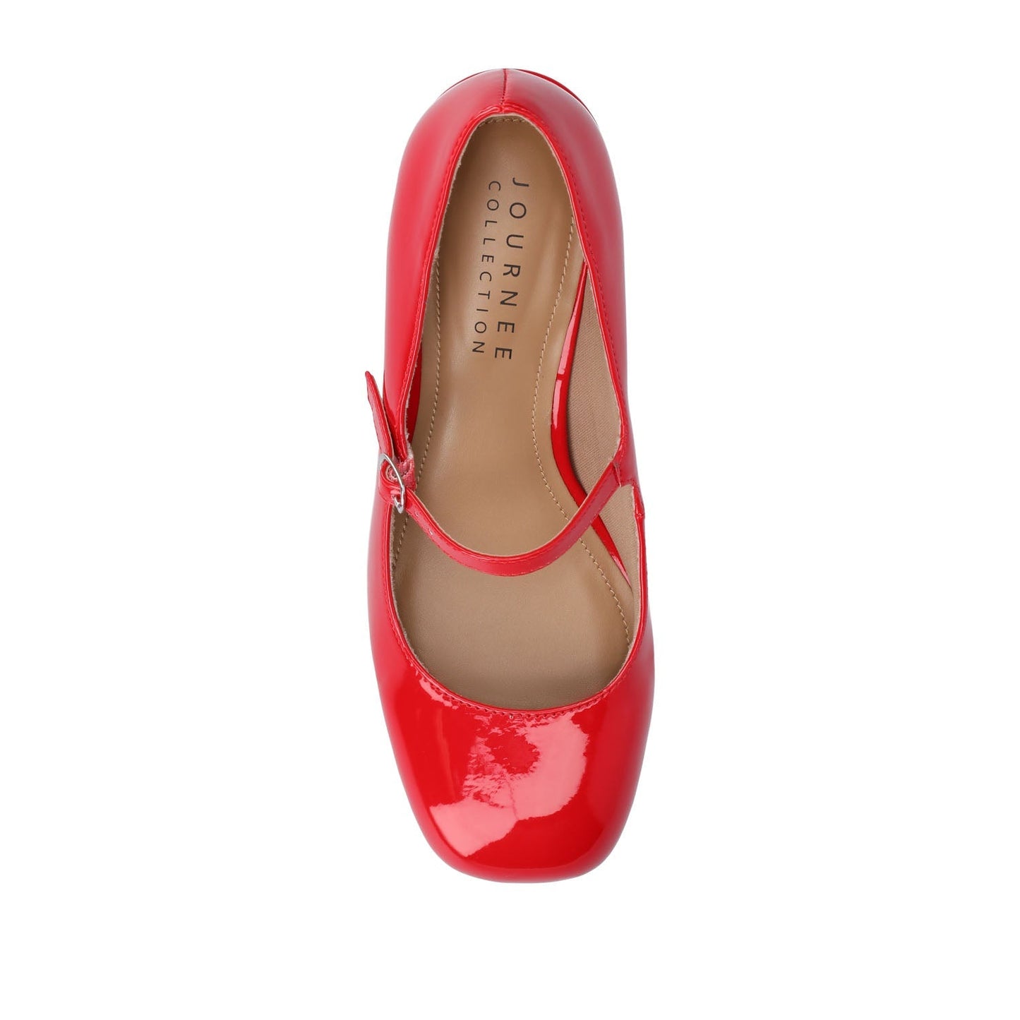 Journee OKENNA MARY JANE PUMP HEELS IN WIDE - Red