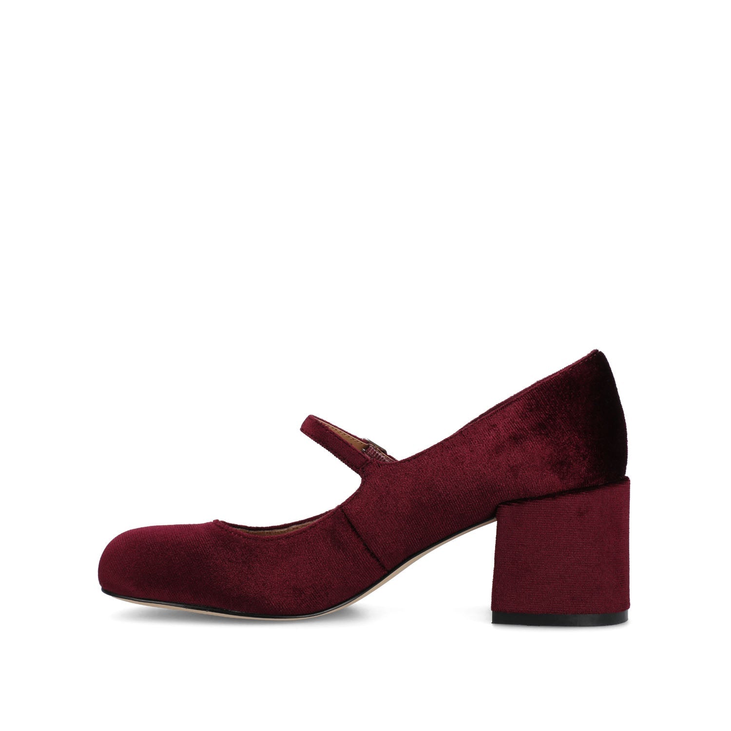 Journee OKENNA MARY JANE PUMP HEELS IN WIDE - Wine