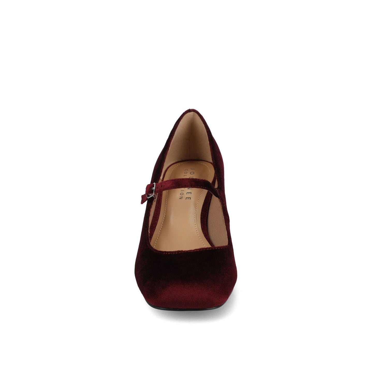 Journee OKENNA MARY JANE PUMP HEELS IN WIDE - Wine
