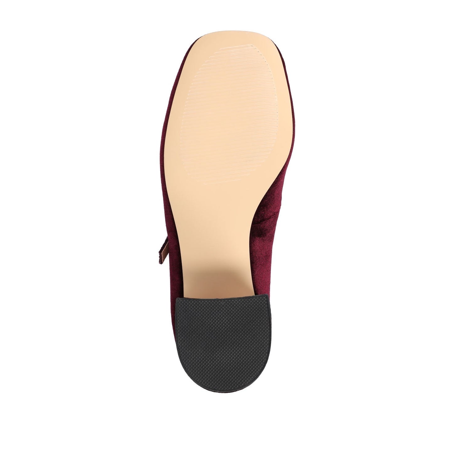 Journee OKENNA MARY JANE PUMP HEELS IN WIDE - Wine