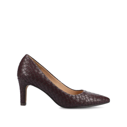 Journee SCYLEE OXBLOOD WOVEN - WIDE