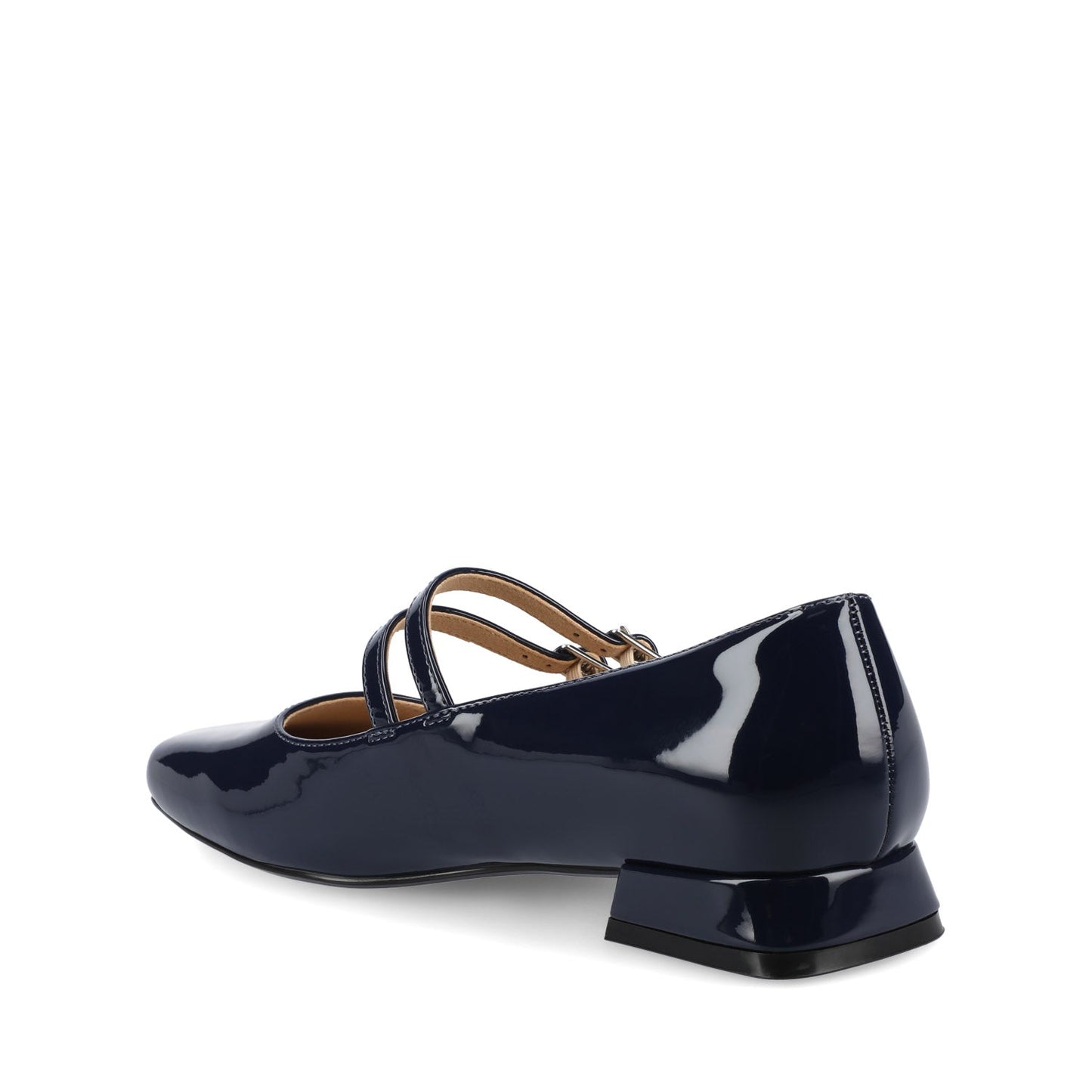 Journee GREDAH MARY JANE DRESS FLATS IN WIDE - Patent/Navy