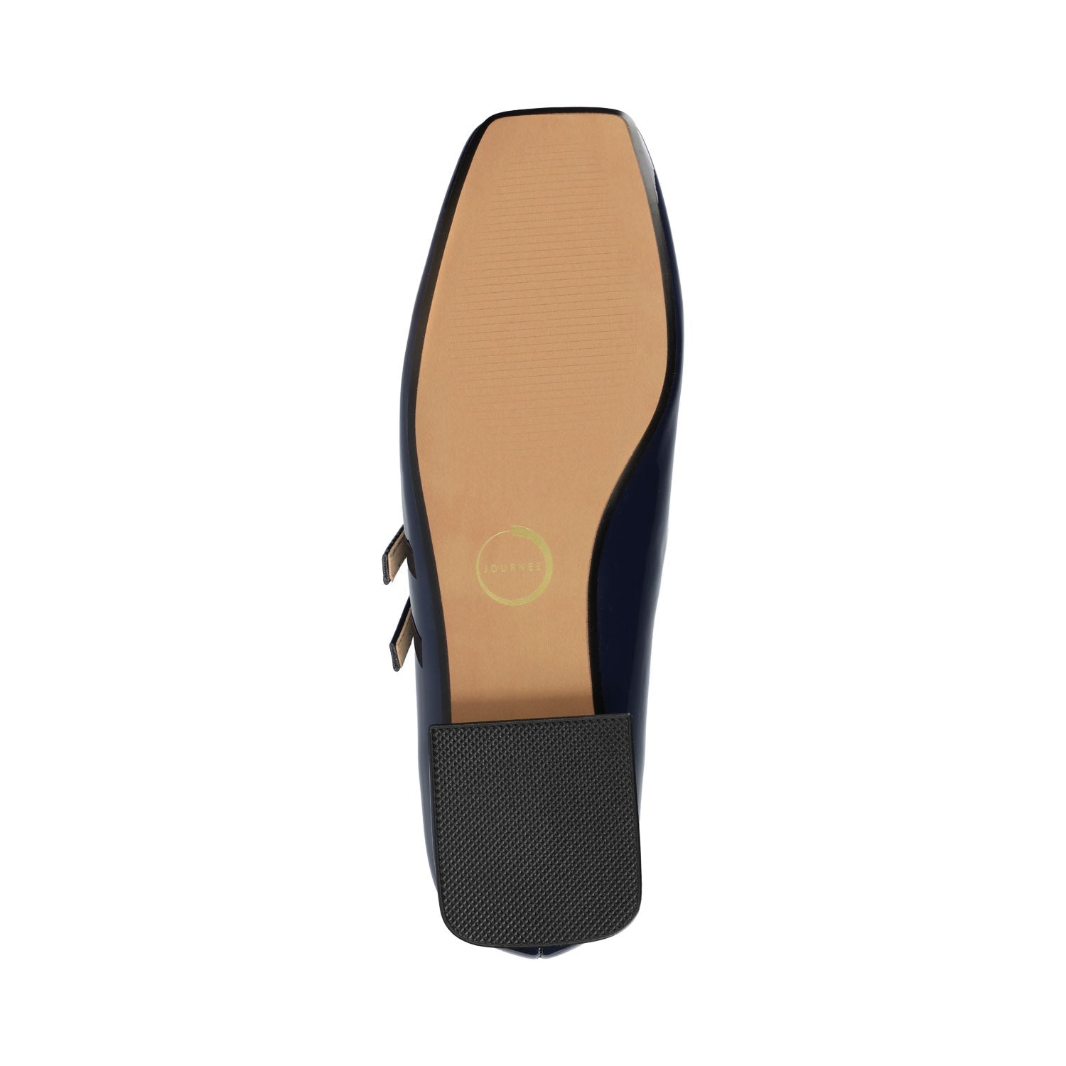 Journee GREDAH MARY JANE DRESS FLATS IN WIDE - Patent/Navy